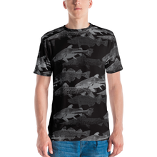 XS Grey Black Catfish Men's T-shirt by Design Express