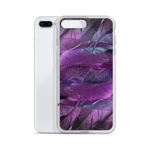 Purple Feathers iPhone Case by Design Express