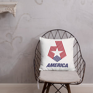 Default Title America "Star & Stripes" Square Premium Pillow by Design Express