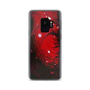 Samsung Galaxy S9 Black Red Abstract Samsung Case by Design Express