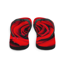 Fresh Red Rose Flip-Flops by Design Express