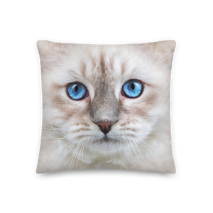 18×18 Siberian Kitten Premium Pillow by Design Express