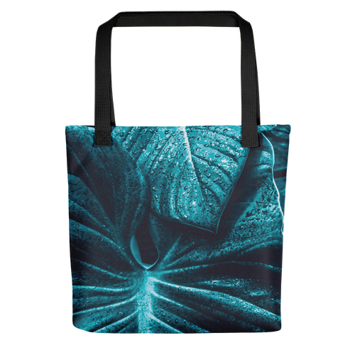 Default Title Turquoise Leaf Tote Bag by Design Express