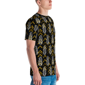 Tropical Leaves Pattern Men's T-shirt by Design Express