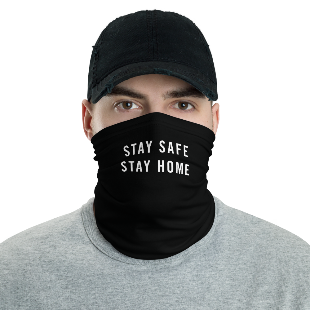 Default Title Stay Safe Stay Home Neck Gaiter Masks by Design Express