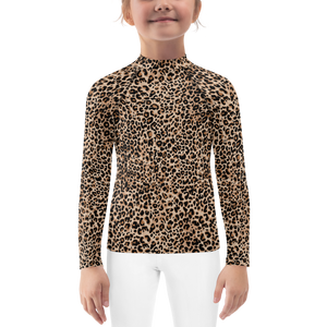 2T Golden Leopard Kids Rash Guard by Design Express