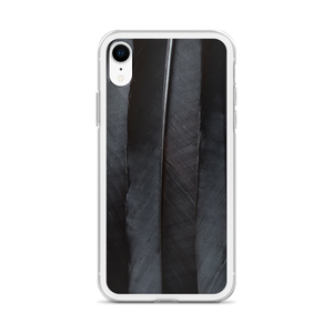 Black Feathers iPhone Case by Design Express