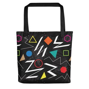 Default Title Mix Geometrical Pattern Tote Bag by Design Express