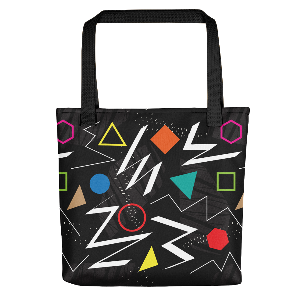 Default Title Mix Geometrical Pattern Tote Bag by Design Express