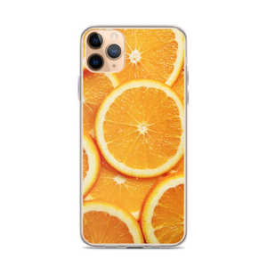 iPhone 11 Pro Max Sliced Orange iPhone Case by Design Express