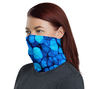 Crystalize Blue Neck Gaiter Masks by Design Express