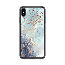 iPhone XS Max Soft Blue Gold iPhone Case by Design Express