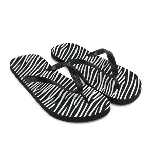 Zebra Print Flip-Flops by Design Express