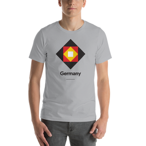 Silver / S Germany "Diamond" Unisex T-Shirt by Design Express