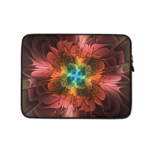 13 in Abstract Flower 03 Laptop Sleeve by Design Express