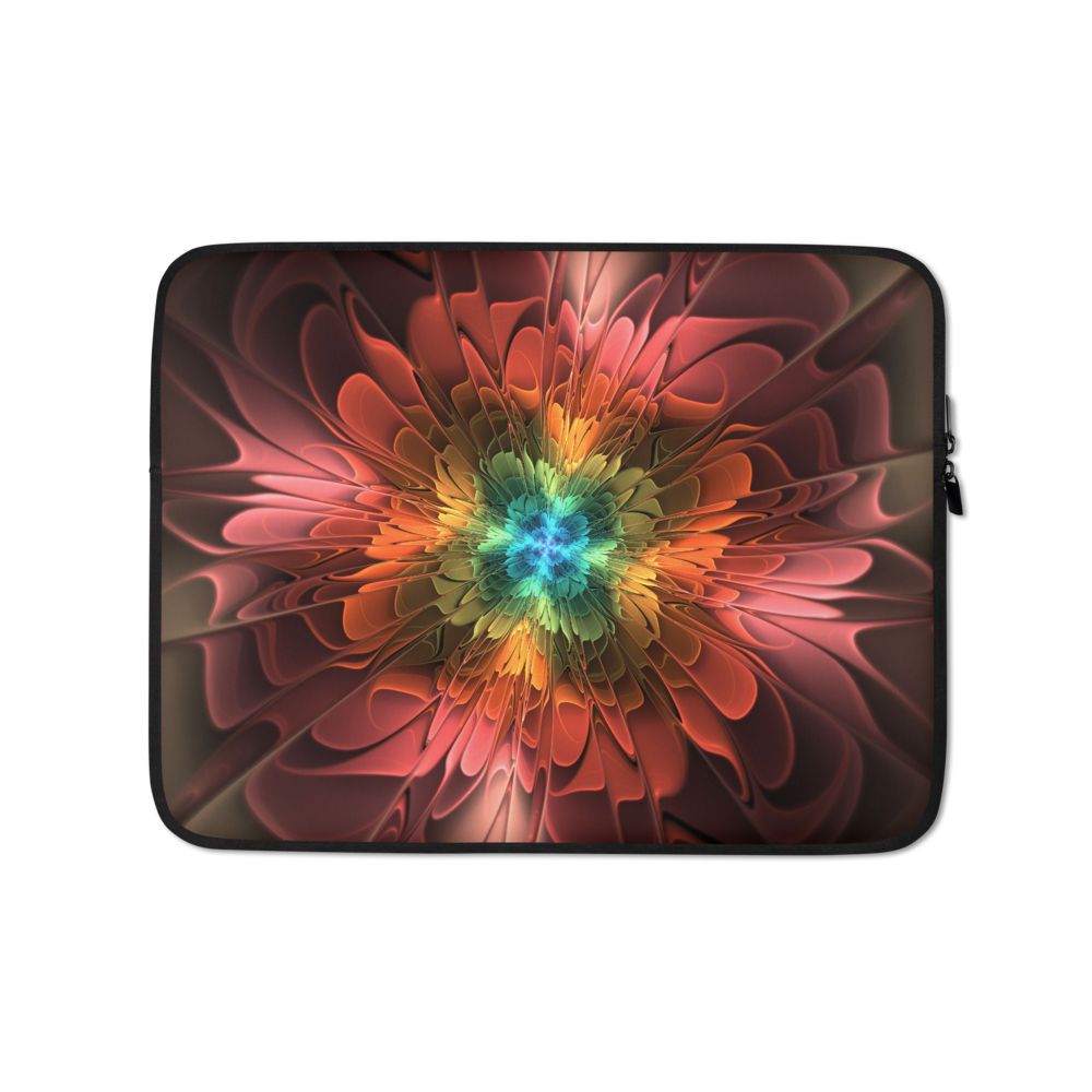 13 in Abstract Flower 03 Laptop Sleeve by Design Express