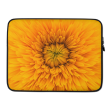 15 in Yellow Flower Laptop Sleeve by Design Express