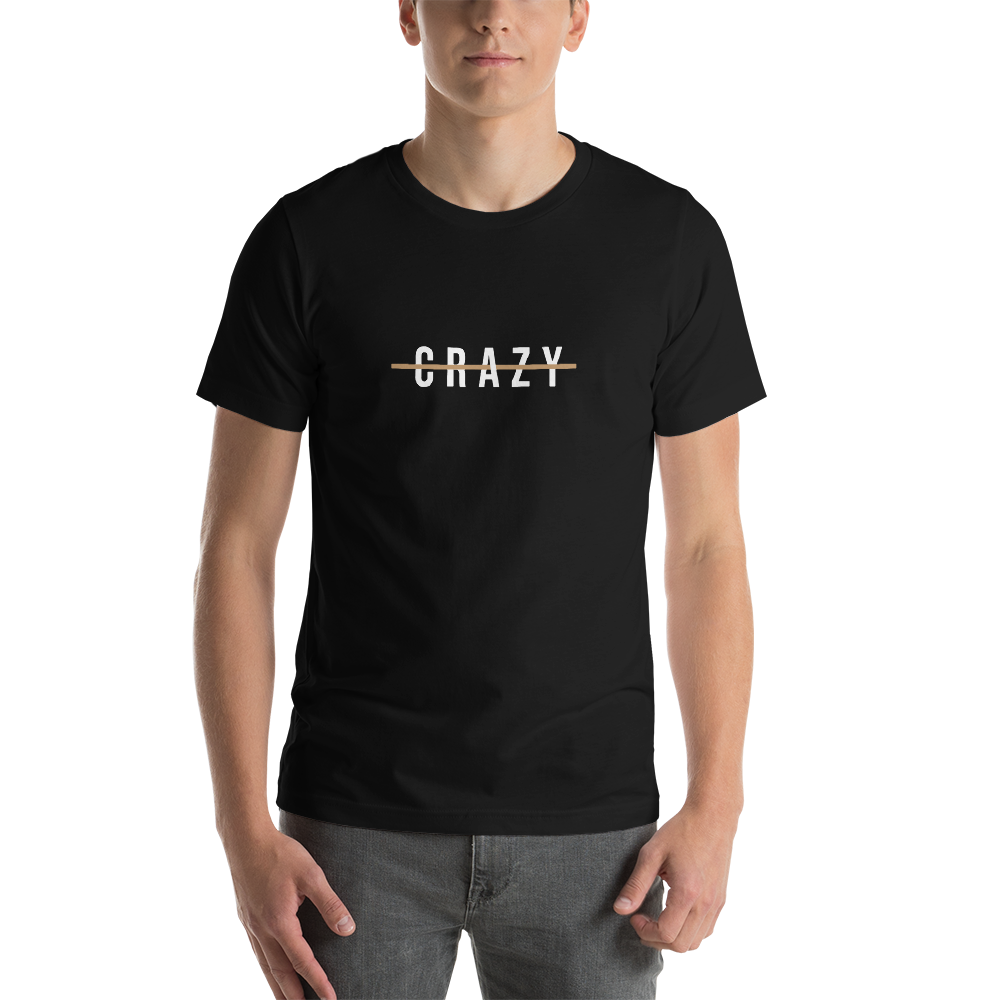XS Crazy Cross Line Unisex T-Shirt by Design Express