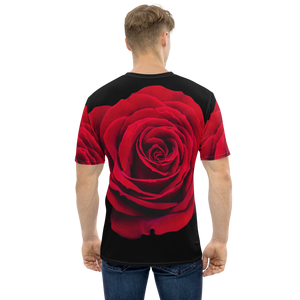Charming Red Rose Men's T-shirt by Design Express