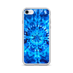 iPhone 7/8 Psychedelic Blue Mandala iPhone Case by Design Express