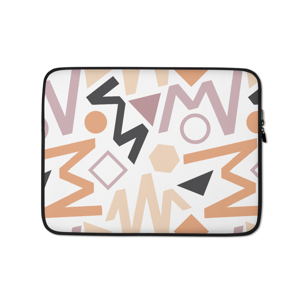 13 in Soft Geometrical Pattern Laptop Sleeve by Design Express