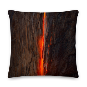 Horsetail Firefall Square Premium Pillow by Design Express