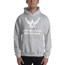 Sport Grey / S United States Space Force "Reverse" Hooded Sweatshirt by Design Express