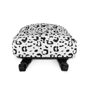 Black & White Leopard Print Backpack by Design Express