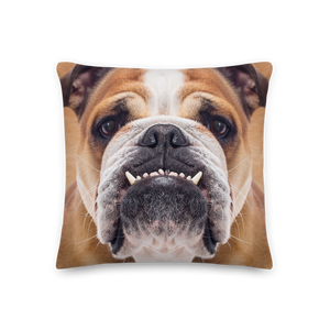 18×18 Bulldog Premium Pillow by Design Express