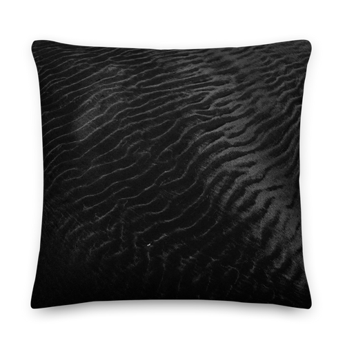 22×22 Black Sands Square Premium Pillow by Design Express