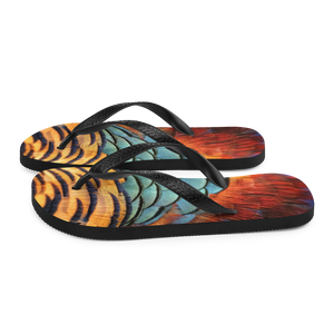 Golden Pheasant Flip-Flops by Design Express