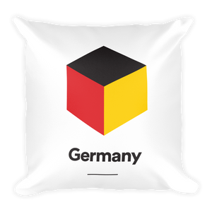 Default Title Germany "Cubist" Square Pillow by Design Express