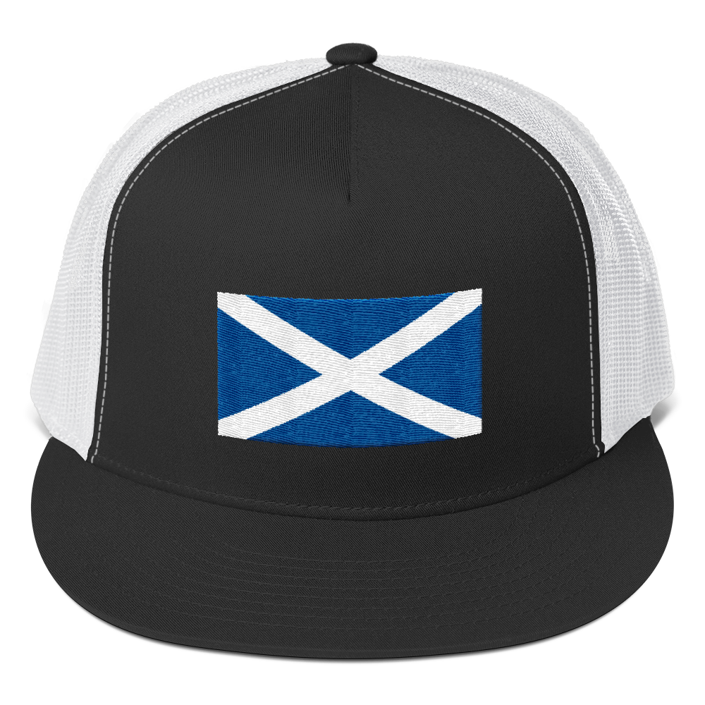 Black/ White Scotland Flag 