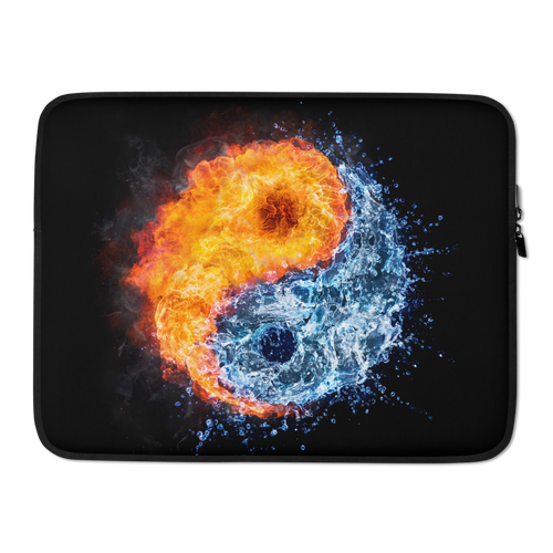 15 in Fire & Water Laptop Sleeve by Design Express