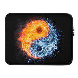 15 in Fire & Water Laptop Sleeve by Design Express