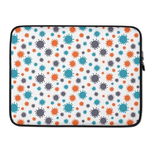 15 in Corona Virus Laptop Sleeve by Design Express