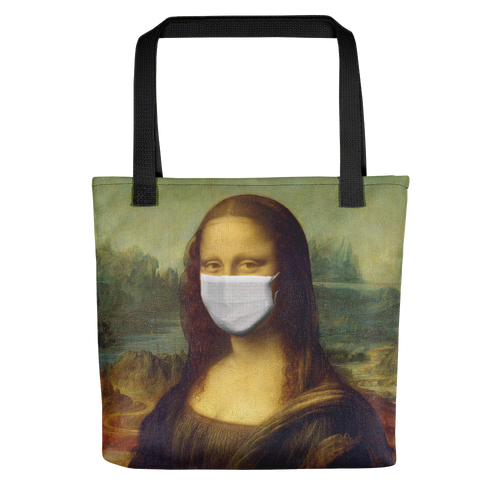 Default Title Masker Monalisa Tote Bag by Design Express