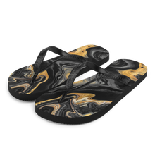 S Black Marble Flip-Flops by Design Express