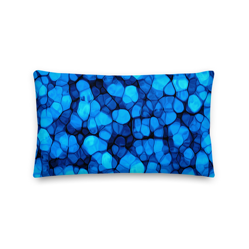 20×12 Crystalize Blue Premium Pillow by Design Express