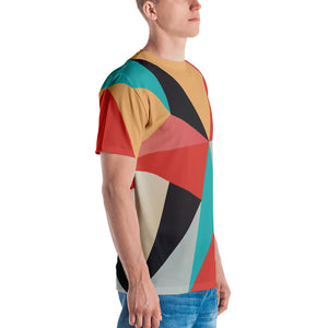 Abstract Geometrical Pattern Men's T-shirt by Design Express