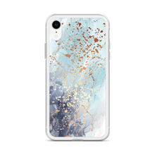 Soft Blue Gold iPhone Case by Design Express