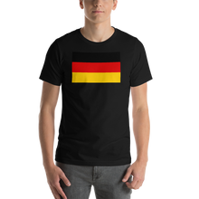 Black / S Germany Flag Short-Sleeve Unisex T-Shirt by Design Express