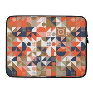 15 in Mid Century Pattern Laptop Sleeve by Design Express