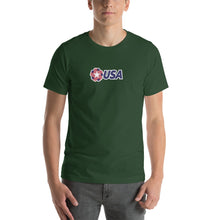 Forest / S USA "Rosette" Short-Sleeve Unisex T-Shirt by Design Express