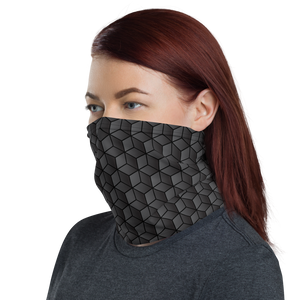 Diamond Black Gradient Block Neck Gaiter Masks by Design Express