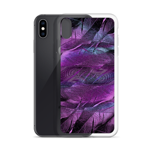 Purple Feathers iPhone Case by Design Express