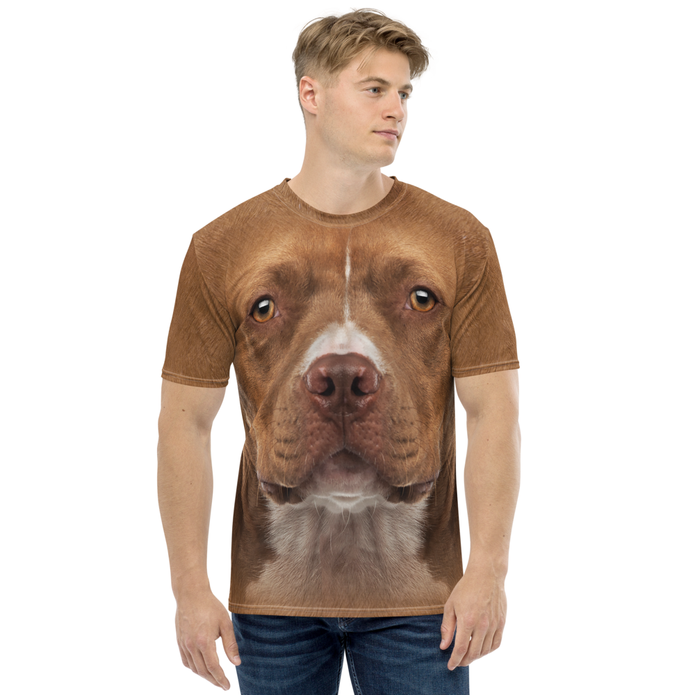 XS Staffordshire Bull Terrier Dog Men's T-shirt by Design Express