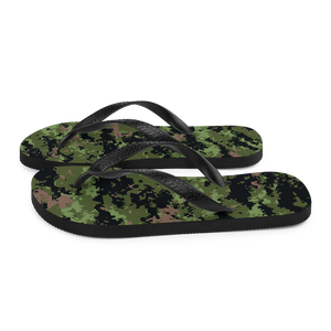 Classic Digital Camouflage Flip-Flops by Design Express