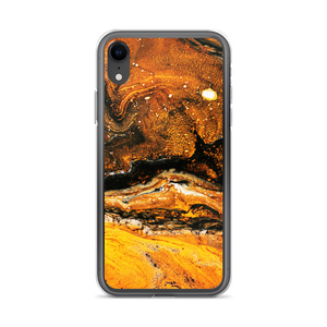 iPhone XR Yellow Orange Abstract iPhone Case by Design Express