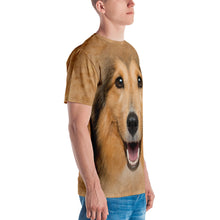 Shetland Sheepdog "All Over Animal" Men's T-shirt All Over T-Shirts by Design Express